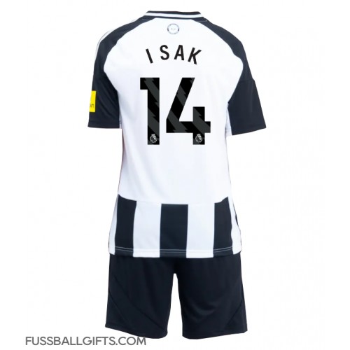 Newcastle United Alexander Isak #14 Fußballbekleidung Heimtrikot Kinder 2024-25 Kurzarm (+ kurze hosen)